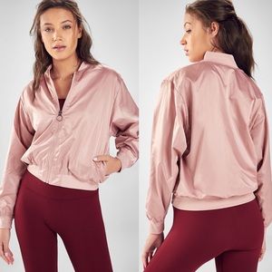 NWT FABLETICS Eva Reversible Bomber Jacket Size L